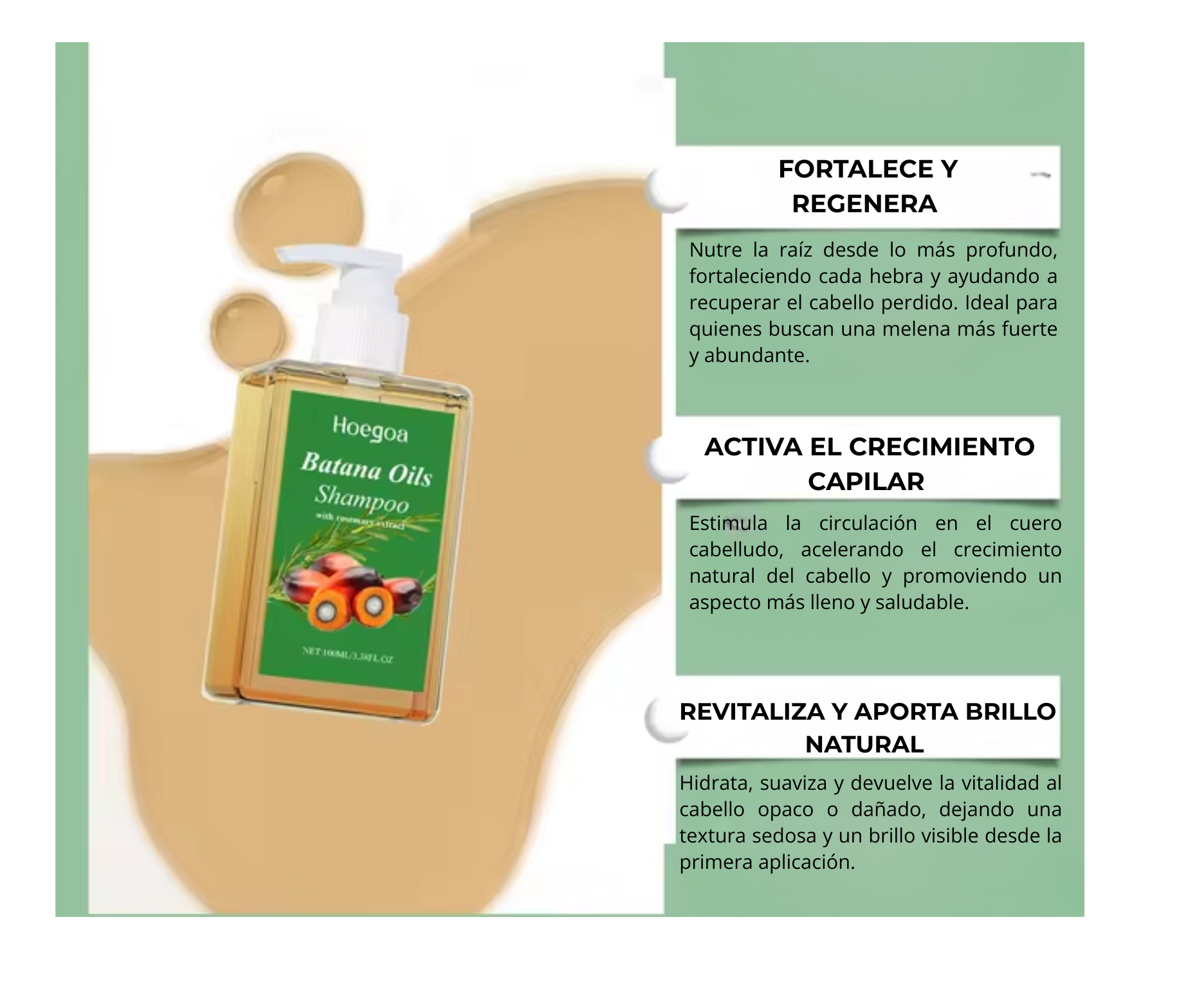 Champú de Batana 100% Natural – Detén la caída y estimula el crecimiento del cabello
