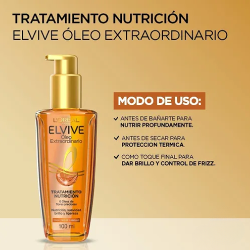 L'Oréal Paris Tratamiento en Aceite Elvive Óleo Extraordinario