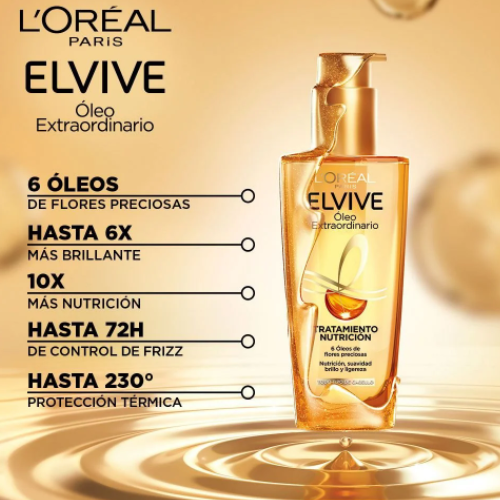 L'Oréal Paris Tratamiento en Aceite Elvive Óleo Extraordinario